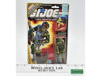 Hit &amp; Run GI Joe ARAH 1988 Hasbro Action Figure NEW MOSC SEALED