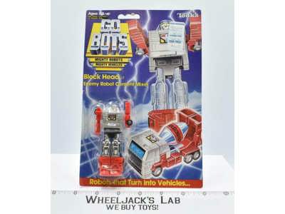 Block Head Enemy Robot Cement Mixer MOSC NEW Gobots 1984 Tonka Action Figure