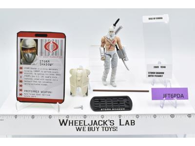 Storm Shadow V34A 100% Complete GI Joe Rise of Cobra 2009 Hasbro Action Figure