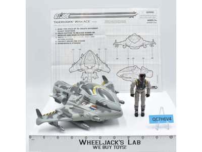 Tigerhawk With Ace 100% Complete G.I. Joe 2004 Hasbro Vehicle Action Figure
