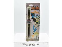 Batman LCD Digital Watch Glow in the Dark Emblem DC Comics 1989 Quintel NEW MOSC