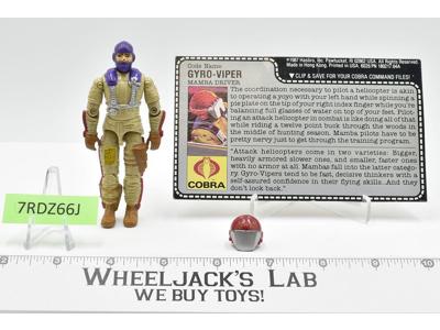 Gyro-Viper V1 100% Complete 1987 GI Joe ARAH Hasbro Vintage Action Figure