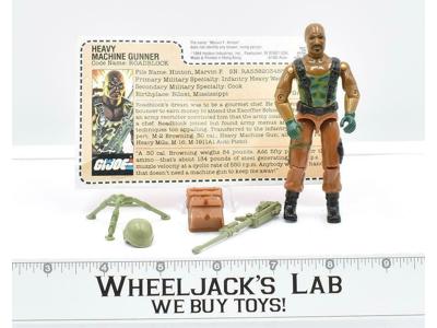 Roadblock SEARS MAIL AWAY ASST 6180 RED BACK Complete GI Joe 1984 Vintage
