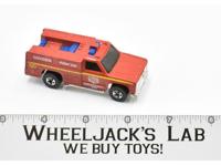 Emergency Unit Red 1974 Blackwall Hot Wheels Mattel Vintage