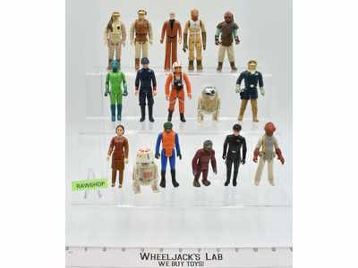 Lot #1 of 16 Star Wars 1980's Kenner Vintage Action Figures