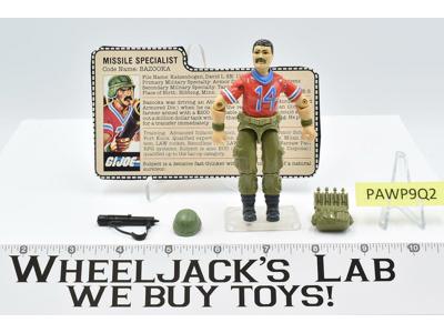 Bazooka V1 100% Complete 1985 GI Joe Hasbro Vintage Action Figure