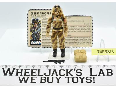 Dusty Desert Trooper V1 1985 GI Joe Vintage Hasbro Action Figure
