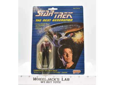 Commander William Riker Star Trek The Next Generation Galoob 1988 Vintage Figure