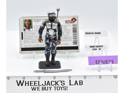 Night Creeper v6 Complete GI Joe Cobra Strike Team 2004 Hasbro Action Figure