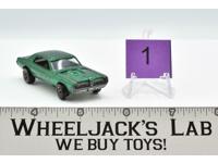 Custom Cougar #1 Green 1968 Hot Wheels Mattel Vintage Redline RL