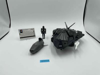 Sky Sweeper &amp; Sgt. Airborne 100% Complete G.I. Joe 2003 Hasbro Vehicle