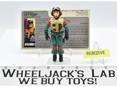 Lift Ticket GI Joe 1986 Hasbro Vintage Action Figure