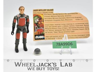 Grand Slam V1 Straight Arms 100% Complete G.I. Joe 1982 Hasbro Vintage Figure