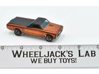 Custom Fleetside Orange Hot Wheels Mattel 1967 Redline Vintage RL