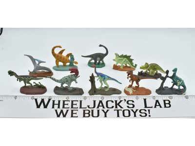 Lot of 10 Die Cast Metal Dinosaurs Jurassic Park 1993 Kenner Action Figures