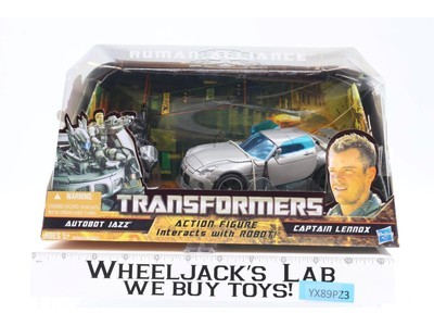 Autobot Jazz & Captain Lennox Transformers HFTD Human Alliance Hasbro NEW SEALED