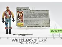 Monkeywrench V1 100% Complete G.I. Joe 1986 Hasbro Vintage Action Figure
