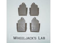 Omega Supreme Track Pieces E + F + G + H 1985 G1 Transformers Vintage Hasbro
