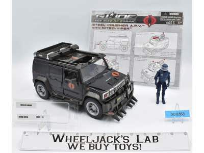 Steel Crusher A.P.V. With Nitro-Viper 100% Complete G.I. Joe 2009 Hasbro Vehicle
