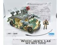 Brawler With Heavy Duty 100% Complete G.I. Joe 2002 Hasbro Action Figure Vehicle