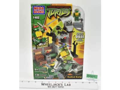 Radical Ramp 1402 Teenage Mutant Ninja Turtles Mega Bloks 2003 NEW MISB