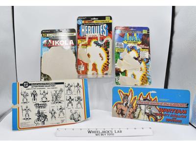 Lot of 4 Cardbacks The Lost World of the Warlord DC Comics 1982 Remco