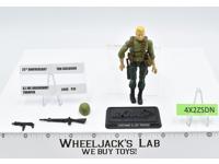 Green Shirt Trooper Blond v1C 100% Complete GI Joe 2008 Hasbro Action Figure
