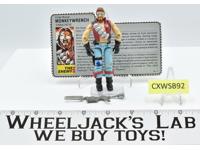Monkeywrench 100% Complete GI Joe V1 ARAH Vintage Hasbro 1986 Action Figure