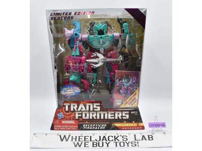 Piranacon Decepticon Seacon G1 Commemorative Transformers 2010 Hasbro MISB
