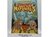 Super Naturals Preview Comic Book 1987 Tonka Vintage Action Figure 12 x 9 Comic