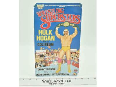 Hulk Hogan Original Poster WWF LJN Wrestling Vintage