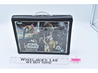 Star Wars Vinyl Collector's Case UNUSED STICKERS &amp; Insert 1977 Kenner Carry Case