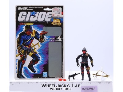 Iron Grenadiers V1 100% Complete 34 Cardback 1988 G.I. Joe Hasbro Vintage Figure