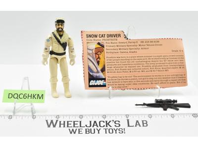 Frostbite V1 100% Complete G.I. Joe 1985 Hasbro Vintage Action Figure