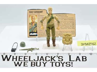 Duke: First Sergeant 100% Complete GI Joe V1 Vintage Hasbro 1983 Action Figure