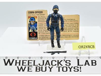 Cobra Officer Swivel Arms V1.5 Complete 1983 GI Joe Hasbro Vintage Figure