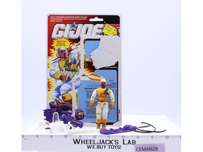 Snow Serpent V2 100% Complete W/ 22 Cardback 1991 G.I. Joe Hasbro Vintage Figure