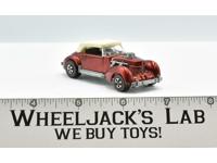 Classic Cord Red Restored 1970 Redline Hot Wheels Mattel Vintage RL