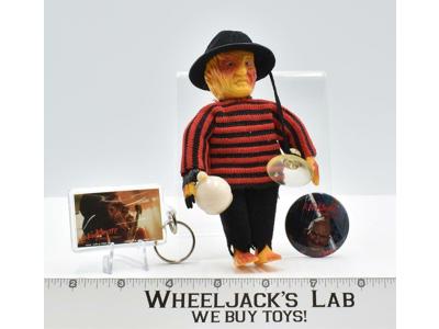 Freddy Stick Up Krueger Nightmare on Elm Street 1988 Lexony Figure W/Keychain