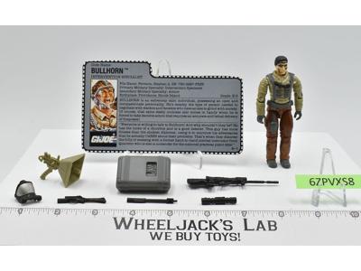 Bullhorn V1 100% Complete G.I. Joe 1990 Hasbro Vintage Action Figure