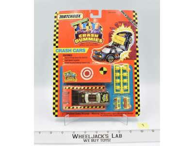 Crash Cars #1 The Incredible Crash Dummies 1992 Matchbox NEW SEALED MOSC