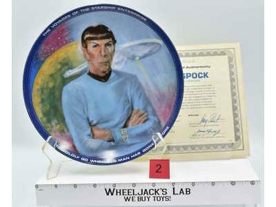 Mr. Spock Science Officer #2 Collectors Plate Star Trek 1983 Enrst