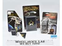 Lot of Star Trek Keychains W/Cardbacks Tricorders