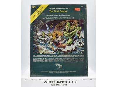 The Final Enemy Adventure Module Advanced Dungeons &amp; Dragons 1984 SEALED