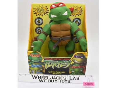 Super-Poseable Raphael 12" Teenage Mutant Ninja Turtles 2003 Playmates NEW MISB