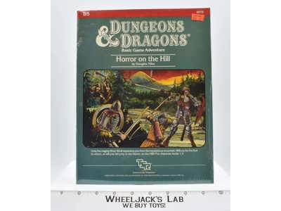 Horror on the Hill Basic Game Adventure Dungeons &amp; Dragons 1983 SEALED