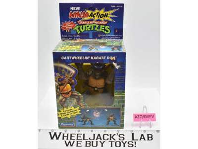Cartwheelin' Karate Don Teenage Mutant Ninja Turtles 2003 Playmates NEW MISB