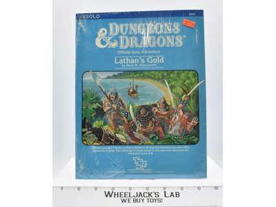 Lathan's Gold Basic Solo Adventure Dungeons &amp; Dragons 1984 SEALED
