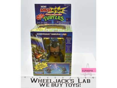Somersault Samurai Leo Teenage Mutant Ninja Turtles 2003 Playmates NEW MISB