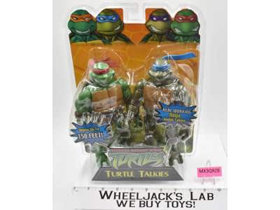 Turtle Talkies Teenage Mutant Ninja Turtles 2004 Playmates NEW MOSC